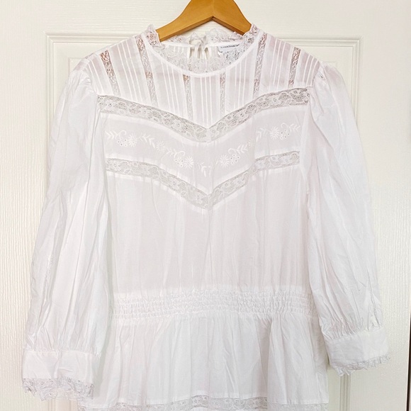 loveshackfancy x target talulah pintuck yoke dress - Picture 2 of 6